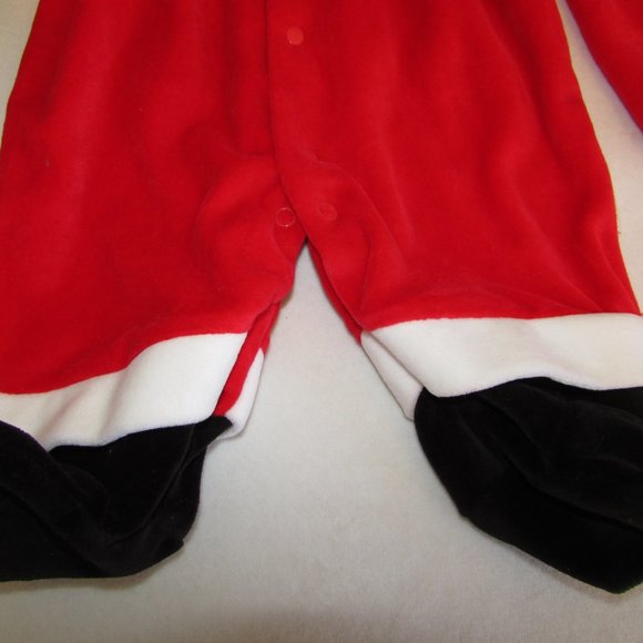 Little Me Santa Suit and Hat Sz 3 mos - Picture 3 of 11